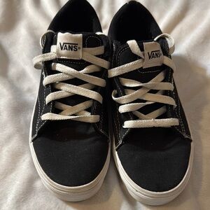 Vans Black and White Sneakers